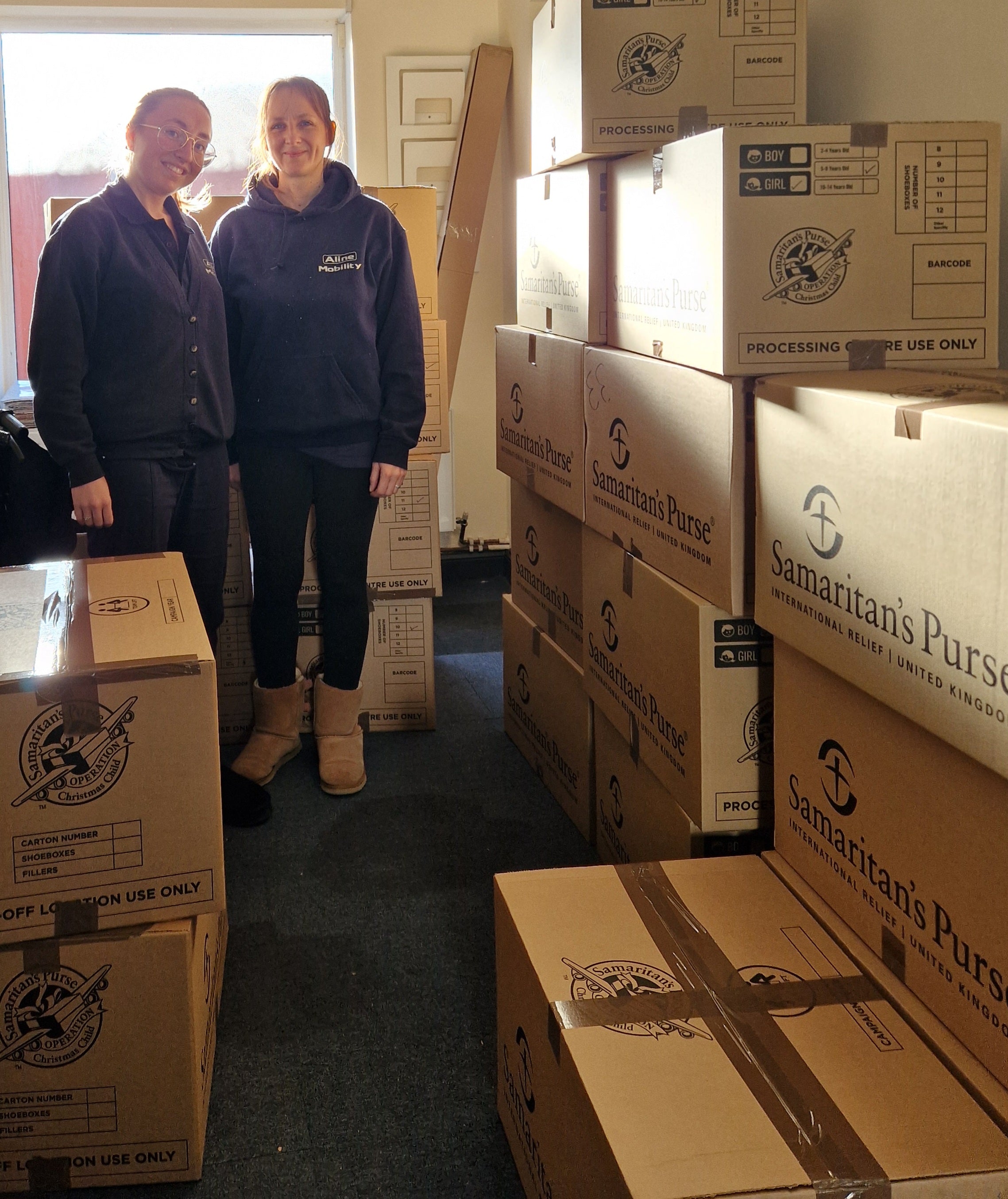 Samaritans Purse Christmas Box Drop Off Appeal Has done Fantastic - Thanks to All the Kind Donations