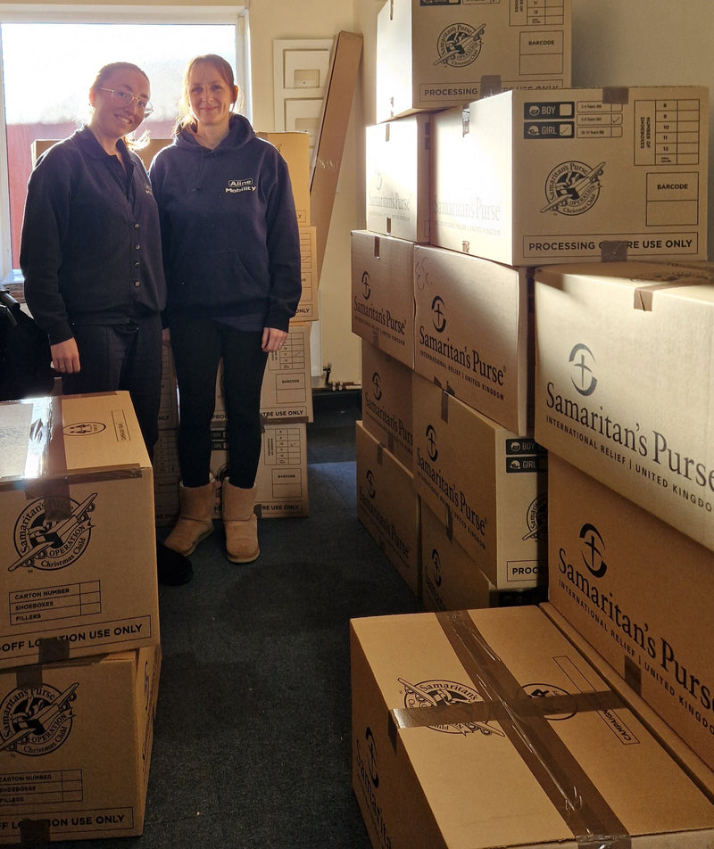 L'appel aux dons pour les boîtes de Noël de Samaritans Purse a été fantastique - Merci à tous pour votre générosité