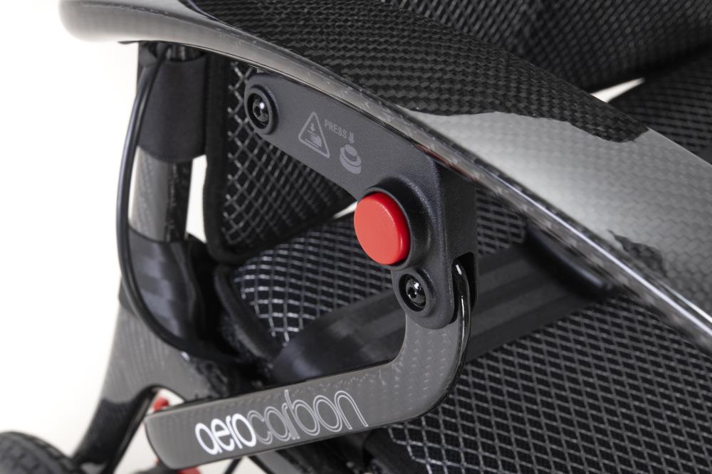 Drive Devilbiss Aero Carbon Compact Folding Boot Scooter Super Lightweight Lithium Battery 4 Wheel 4mph