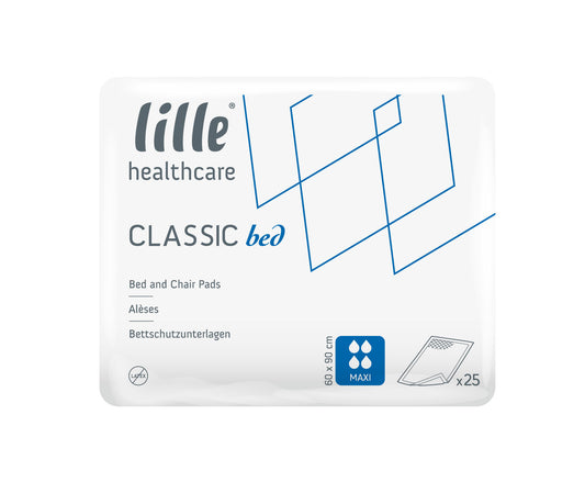 LFBD8421 60 x 90cm Large Lille Maxi Disposable Bed or Chair Pads Pack of 25 Absorb 1780ml