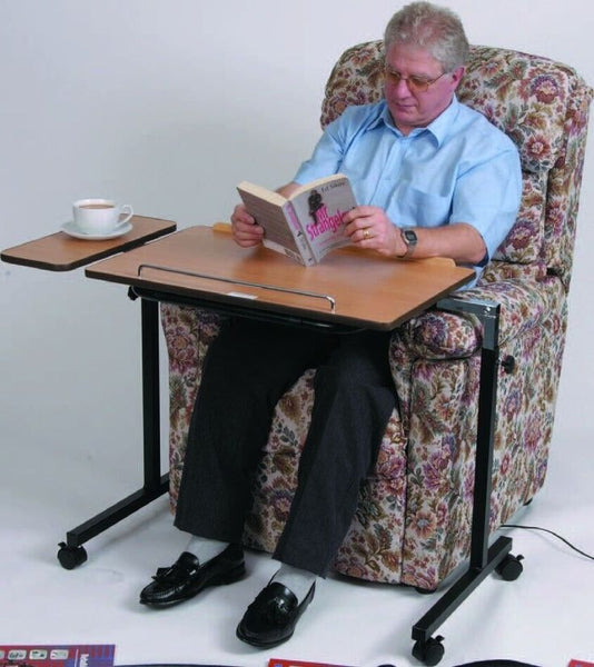 Roma Daleside Extendable Large Twin Leg Heavy Duty Over Bed Chair Rise Recliner Table Tilt 5710