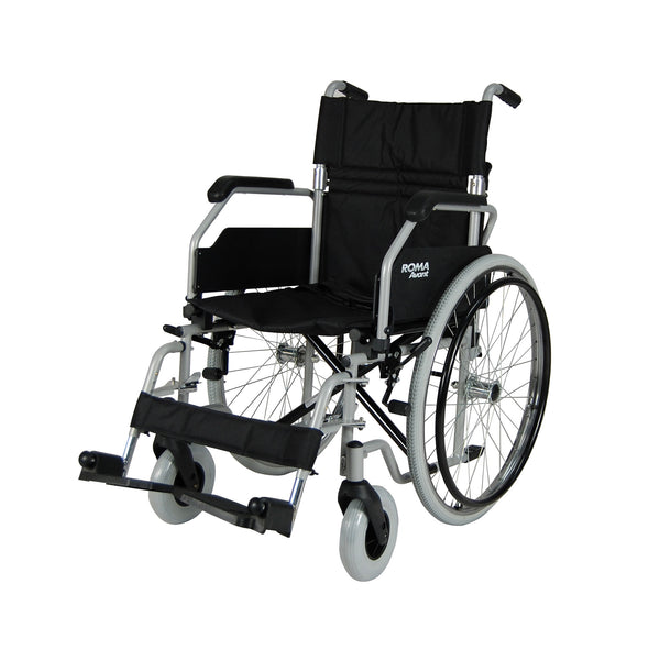 Roma Avant Self Propelling Wheelchair 1610 Blue or Silver Crash Tested Transport