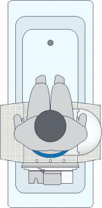 Invacare Aquatec Bathlift Transfer Board Rotary Turn Swivel Slide 4.03.002