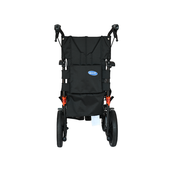 Invacare Action 2 NG Crash Tested Super Lightweight Folding Transit Wheelchair Attendant Push In Black BQ1529492-AF