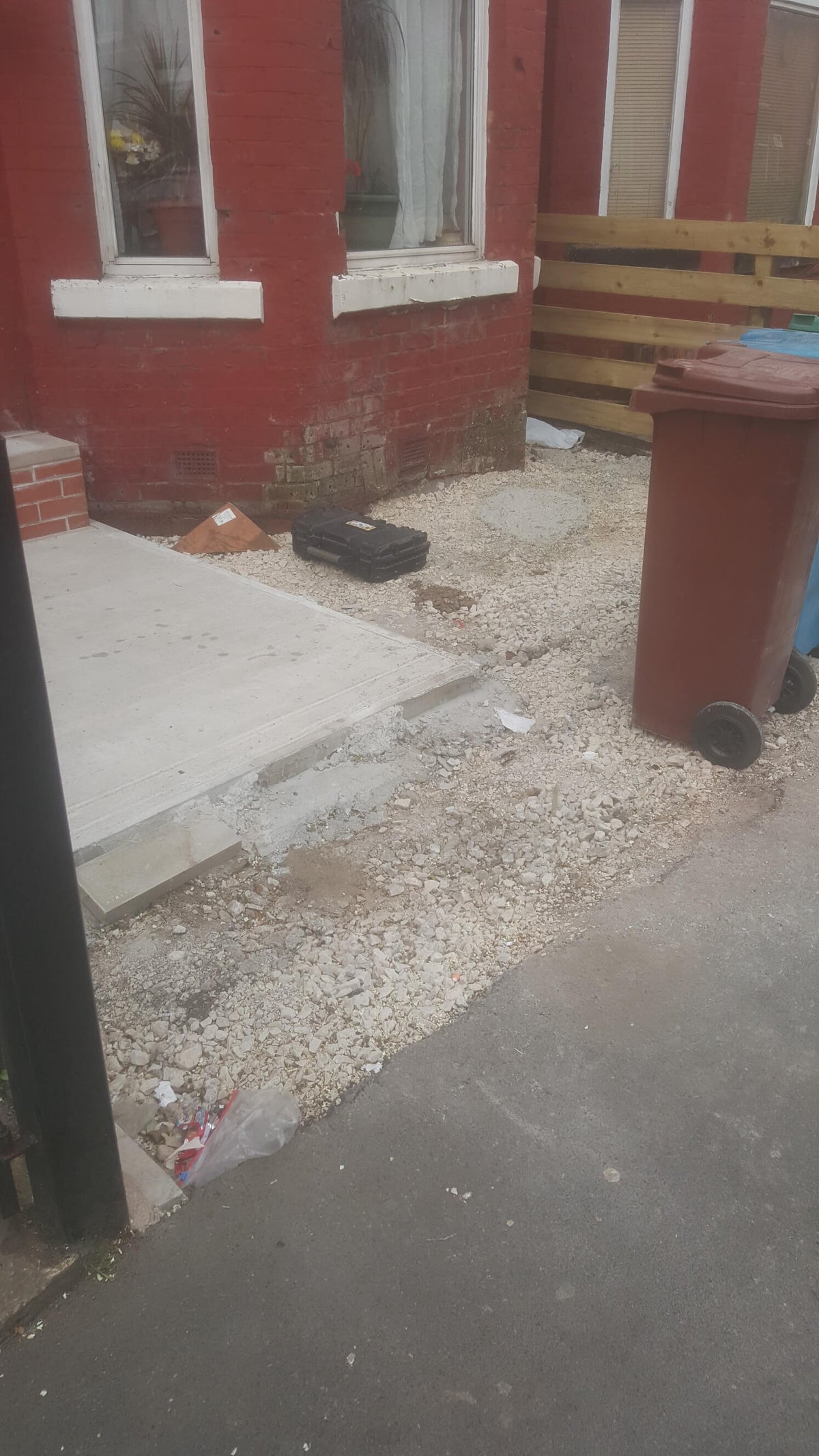 New outside Pollock Steplift Installation Liverpool