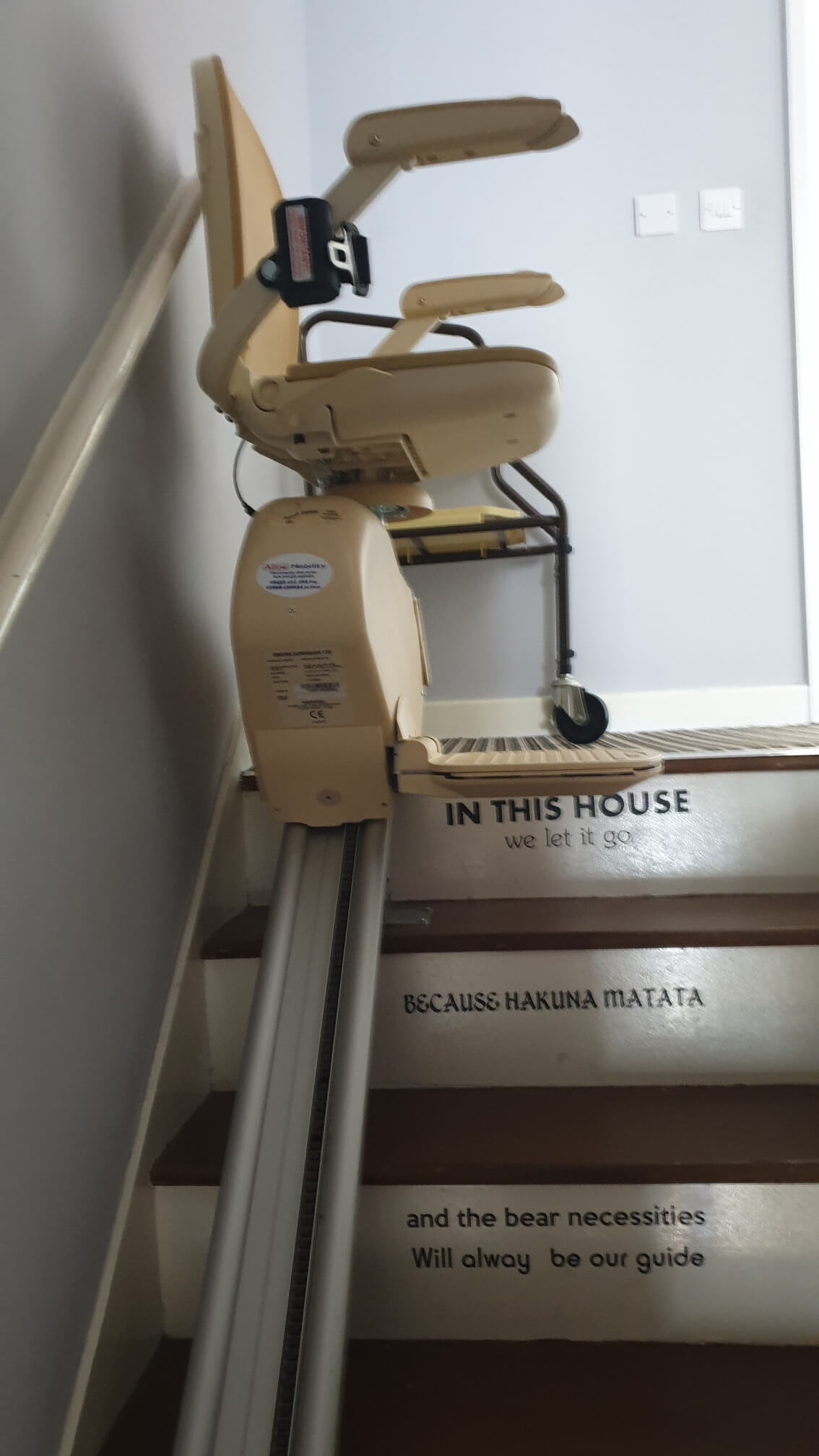 Installation of Reconditioned Brooks 130 Straight Stairlift