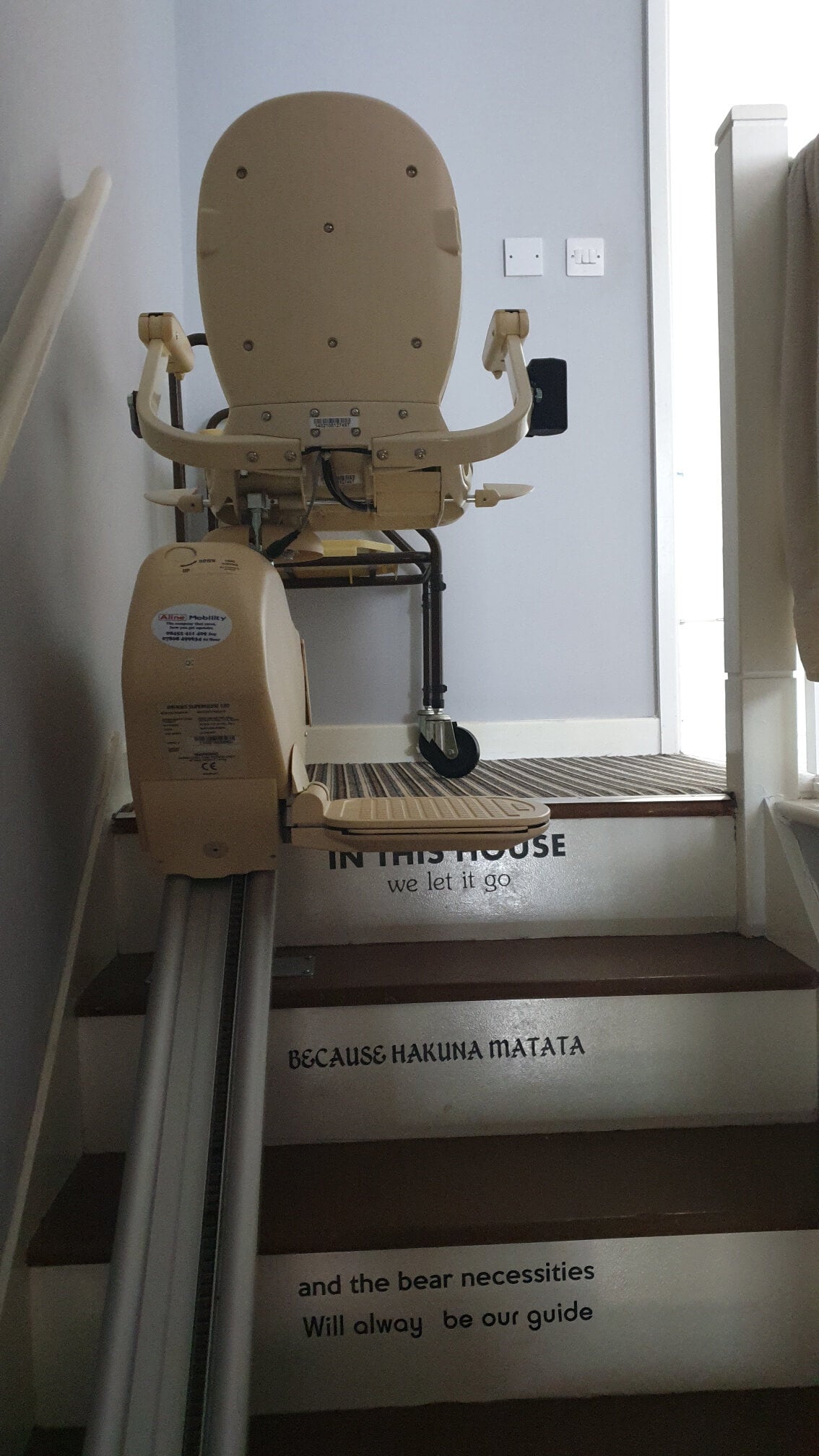 Installation of Reconditioned Brooks 130 Straight Stairlift