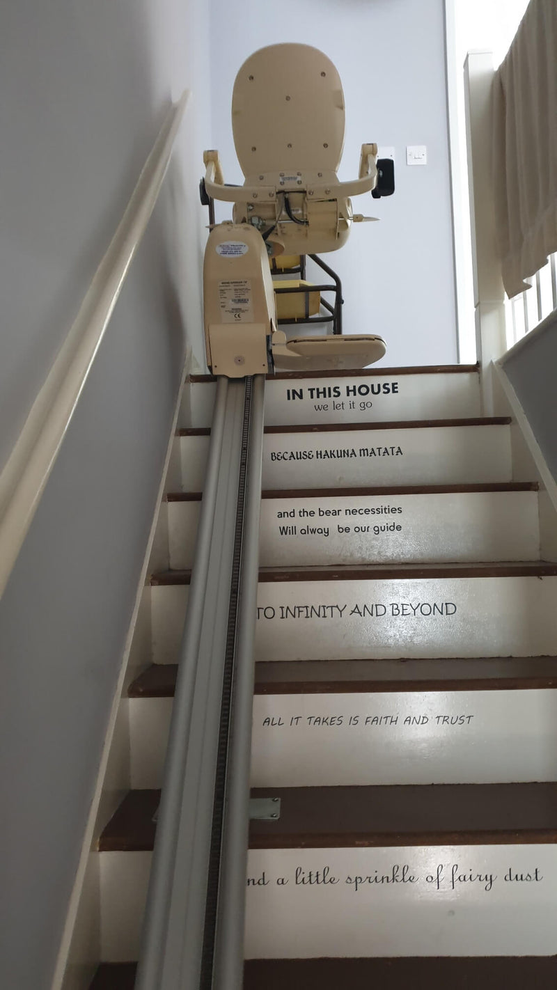 Installation of Reconditioned Brooks 130 Straight Stairlift