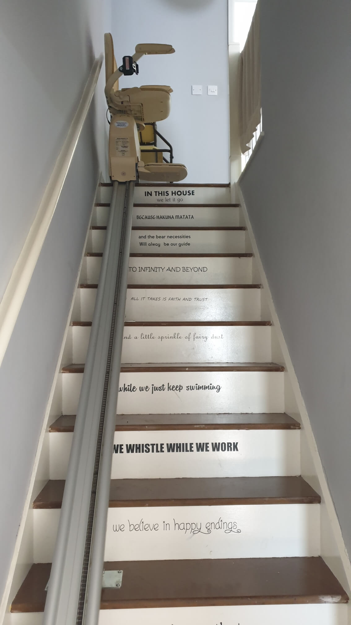 Installation of Reconditioned Brooks 130 Straight Stairlift