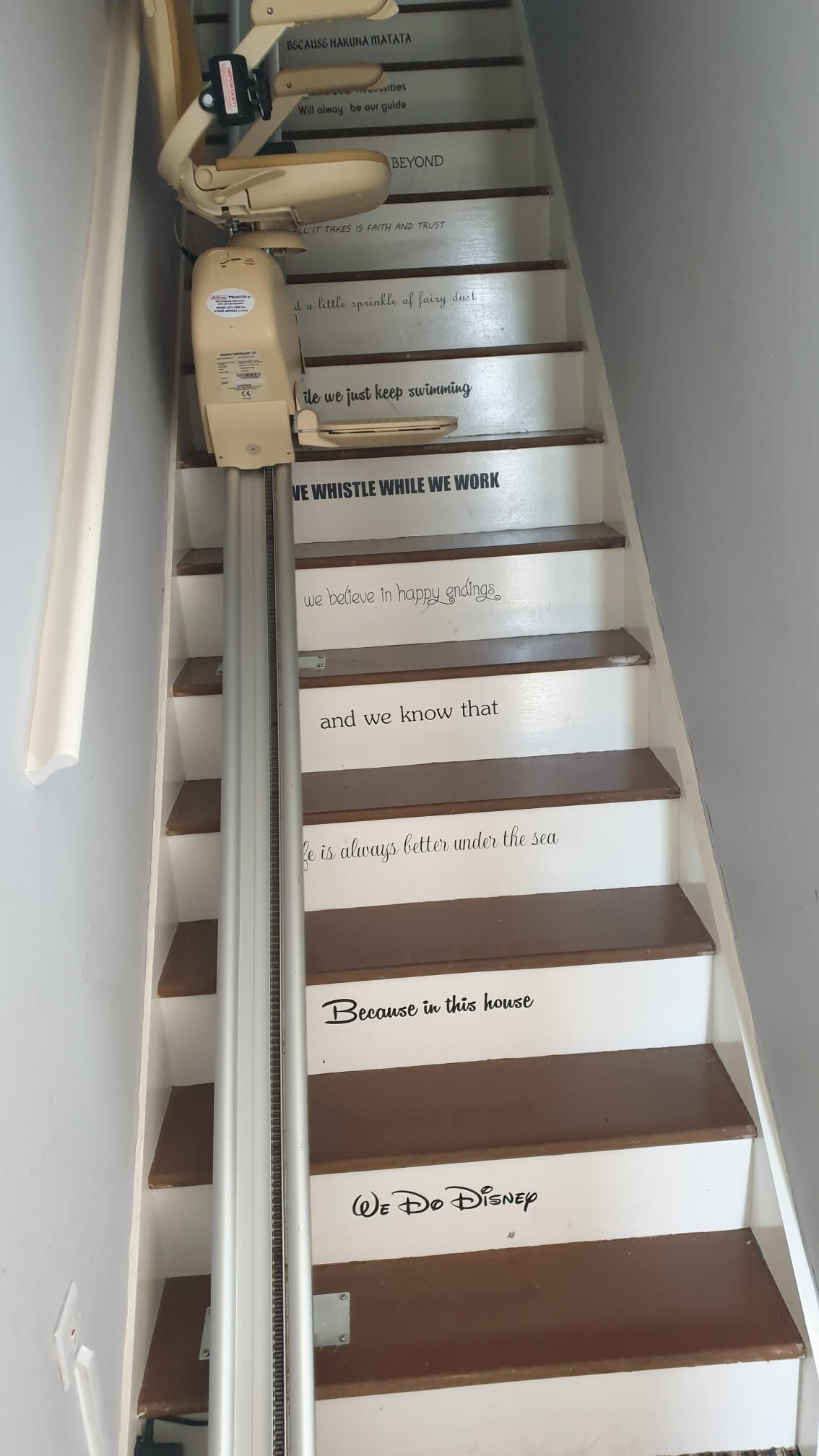 Installation of Reconditioned Brooks 130 Straight Stairlift