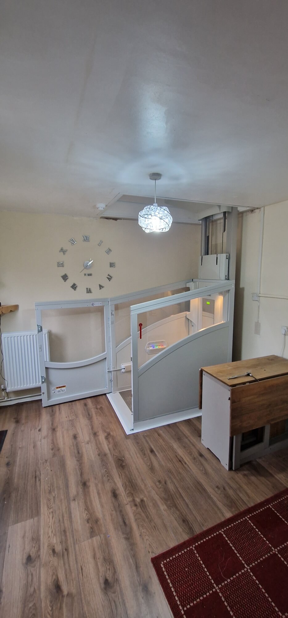 Installation of Pollock Through Floor Lift for Lancashire Council Customer