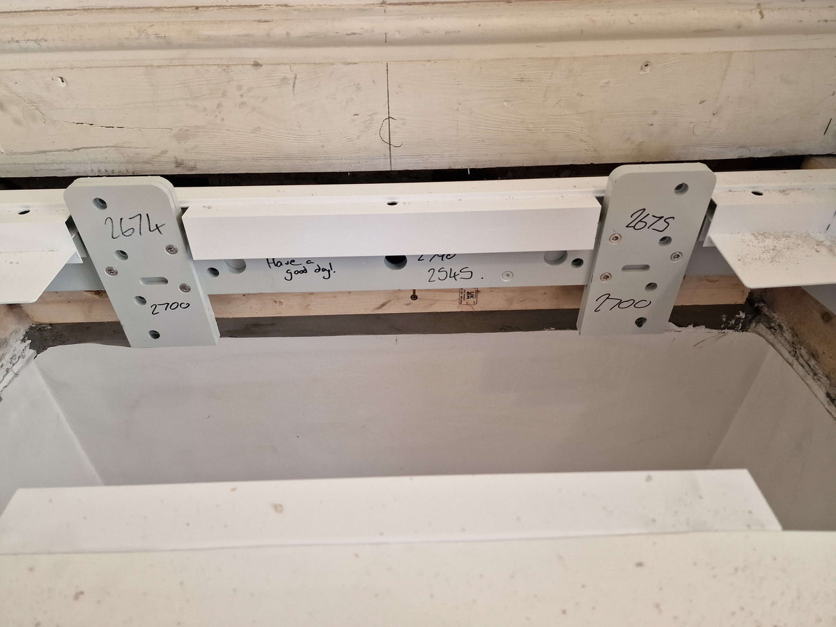 Installation of Pollock Vertical Through Floor Home Lift for Knowsley Council