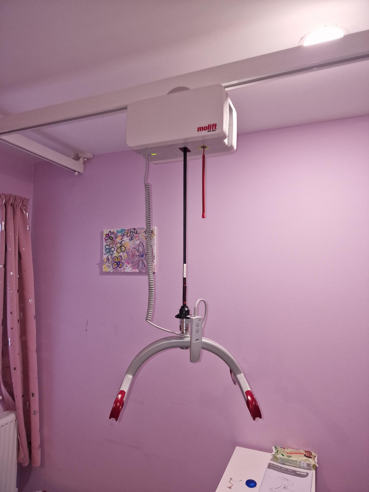 Instalaltion of Molift Air X Y Ceiling Hoist systems Liverpool