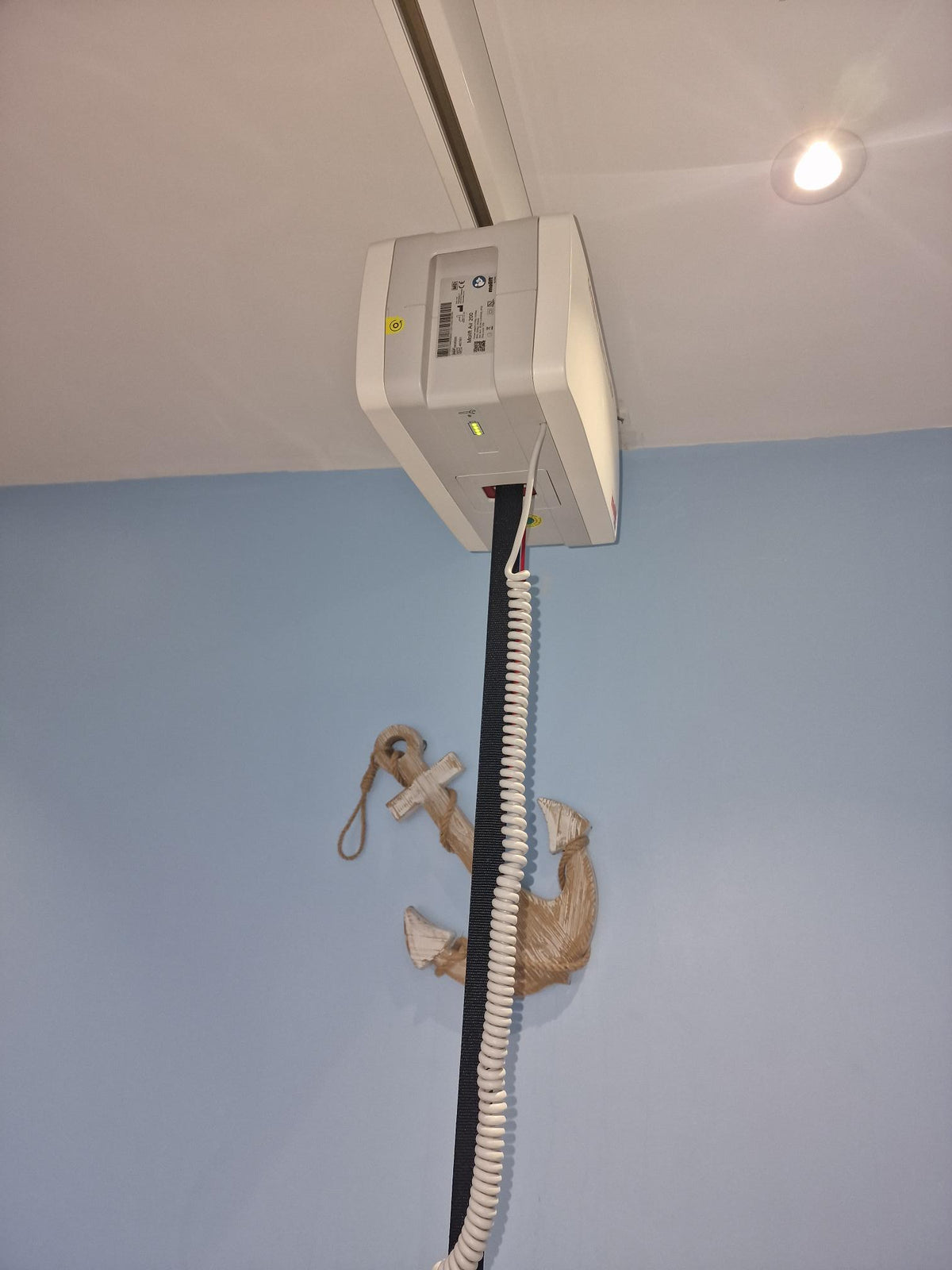 Installation of Molift Air 200 Ceiling Hoist system Bathroom Liverpool