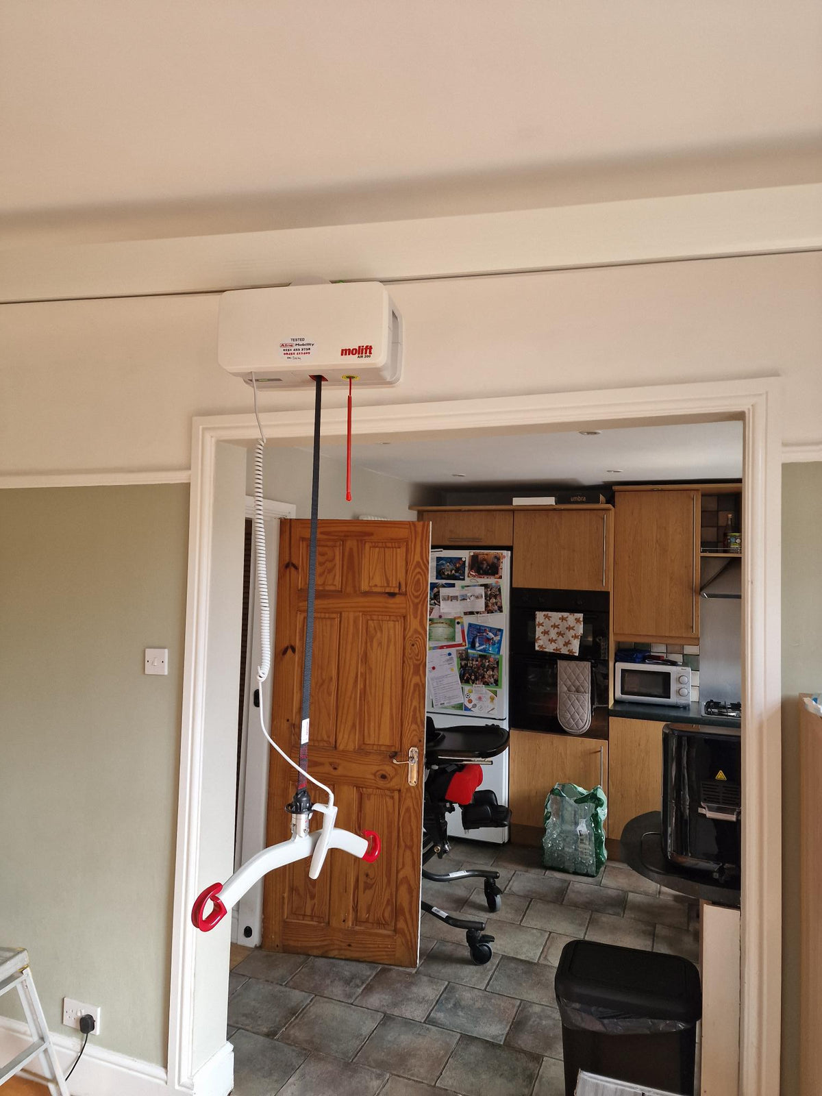 Full Instalaltion of 2 x Molift Air Ceiling Hoist systems