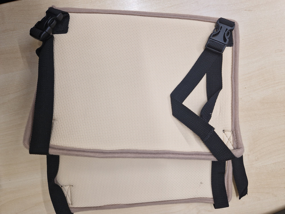 Simplantex Housse Accoudoir Fauteuil Roulant Scooter Mousse Corail Mocha Beige WARCF
