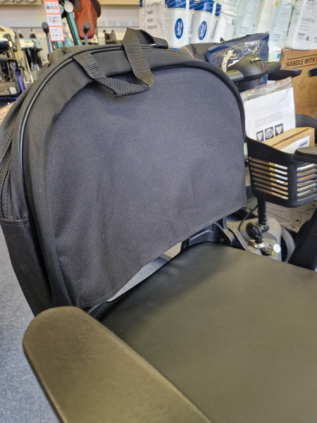 Mini Mobility Auto Useful Rear Seat Slip On Carry Bag Curved Shaped Black