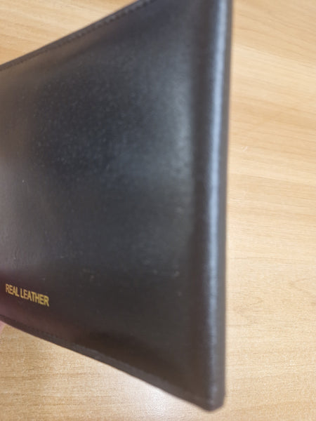 Genuine Real Full Leather Disabled Parking Badge Clock Display Wallet Holder Quality Made UK