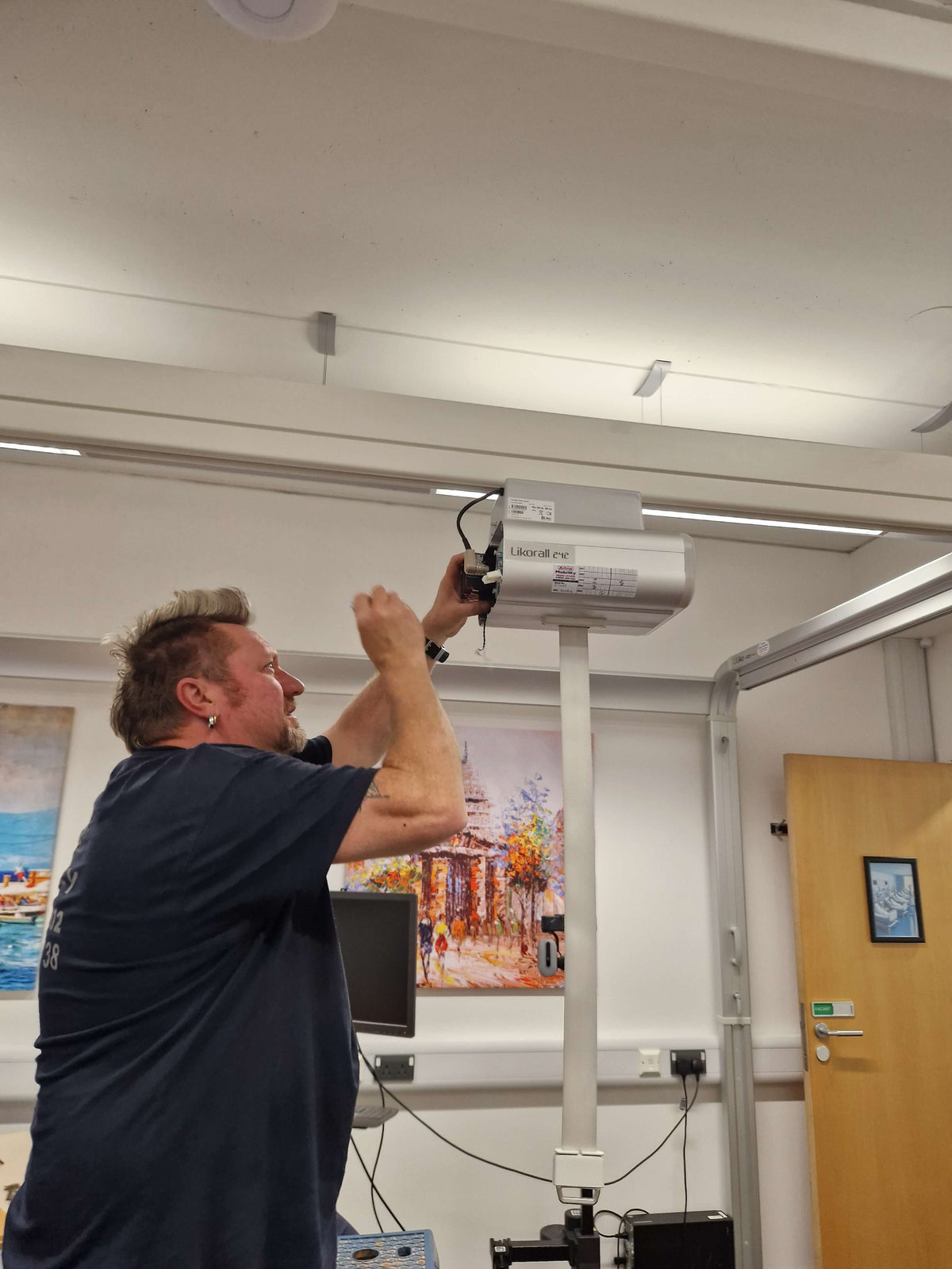 Nottingham University annual servicing of full Liko 4 leg Gantry Hoist System