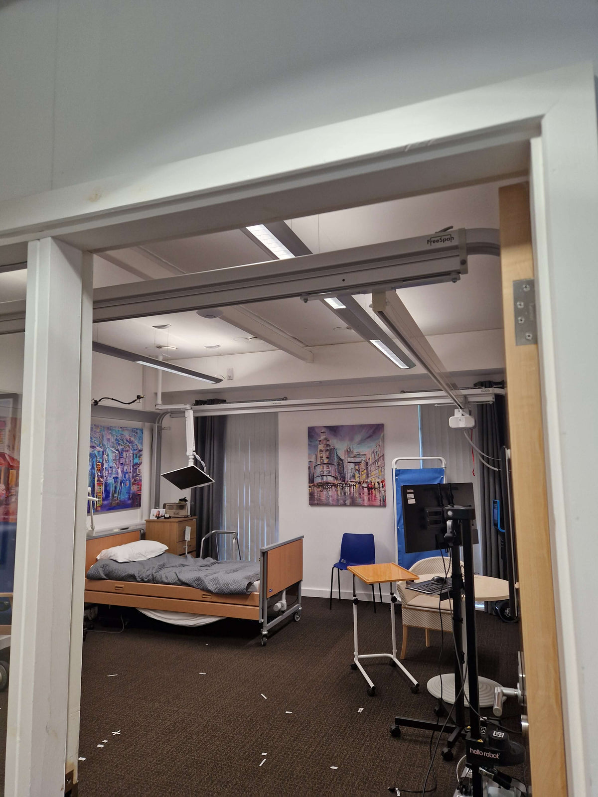 Nottingham University annual servicing of full Liko 4 leg Gantry Hoist System