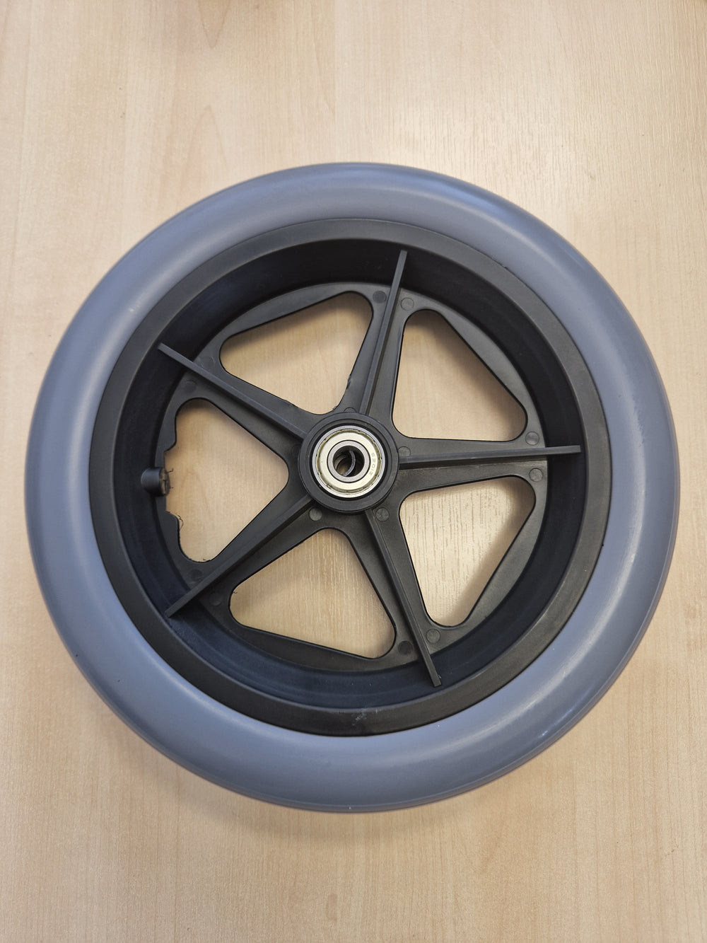 Z16480-25ST Drive Devilbiss LAWC002 Transit Wheelchair Replacement Rear Wheel and Solid Tyre Assembly 12 1/2 x 2 1/4"