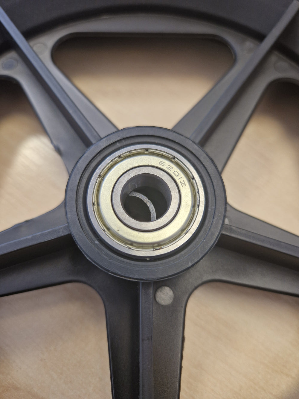 Z16480-25ST Drive Devilbiss LAWC002 Transit Wheelchair Replacement Rear Wheel and Solid Tyre Assembly 12 1/2 x 2 1/4"