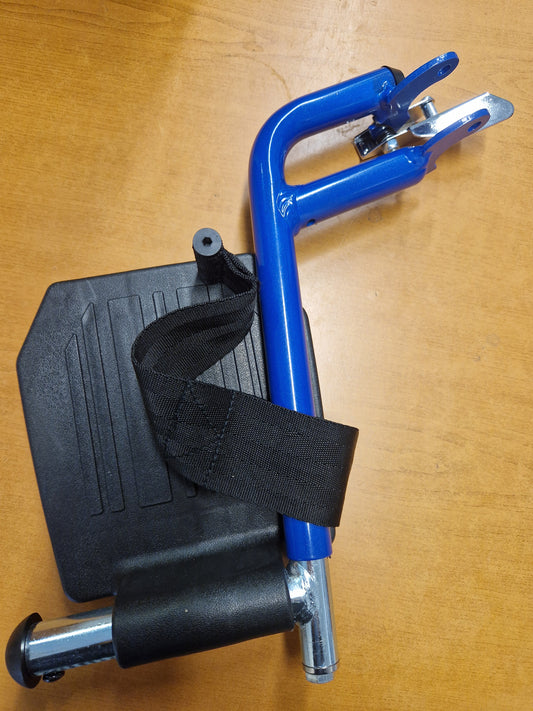 Replacement Spare Footrest Footplate Assembly Left Right Red Blue for Drive ILA18 Instore Aluminium Wheelchairs