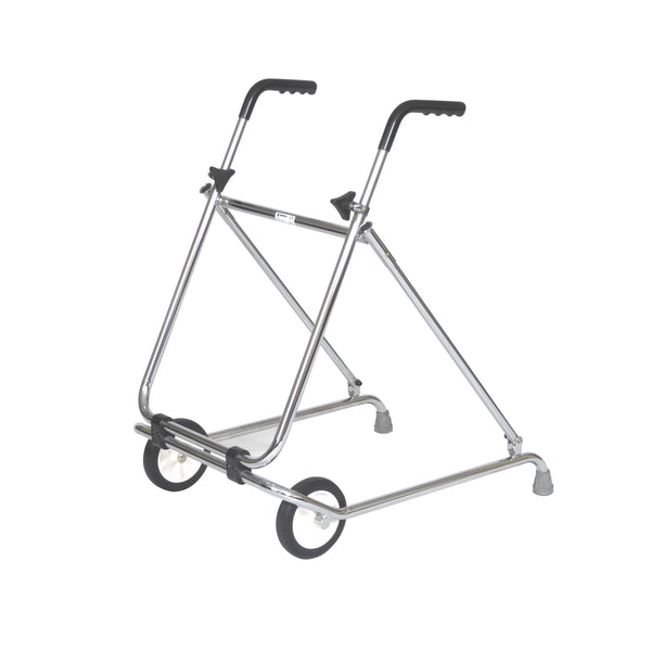 Roma Folding Rollator Walker Chrome Wheeled Zimmer Frame 2245A