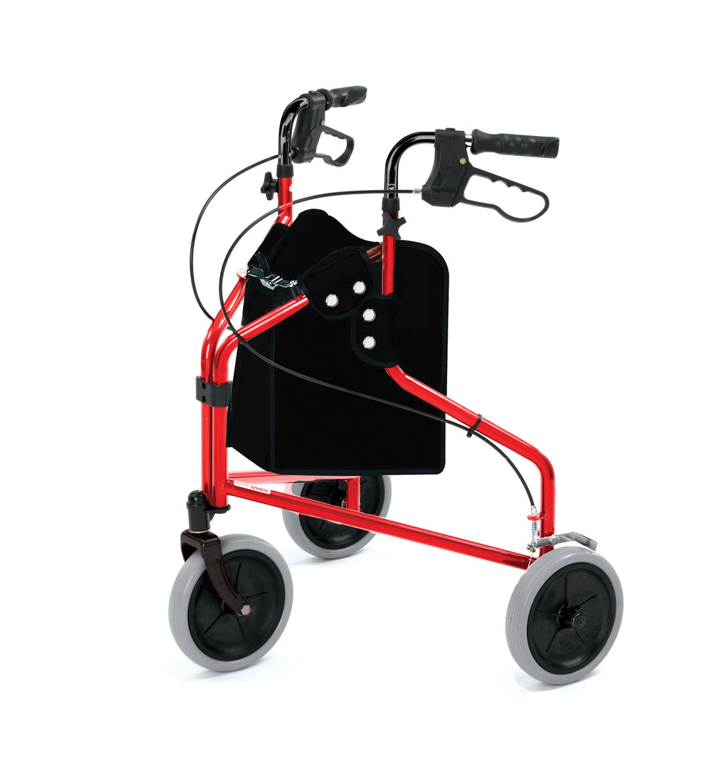 Roma Triwalker Déambulateur à 3 roues léger violet/bleu avec sac et freins 2340