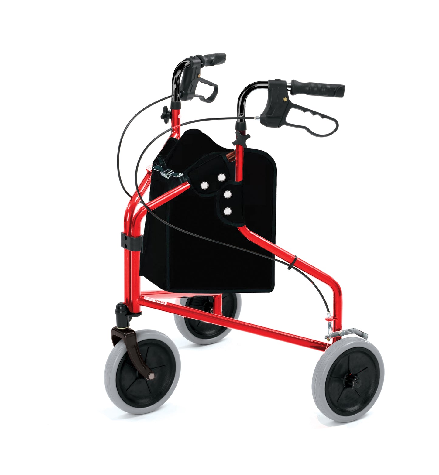 Roma Triwalker Déambulateur à 3 roues léger violet/bleu avec sac et freins 2340
