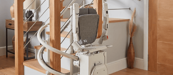 Platinum One or Two Curved Stairlift Standard or Heavy Duty Reconditioned or New Narrow Spiral Staircases Ergo Small Seat