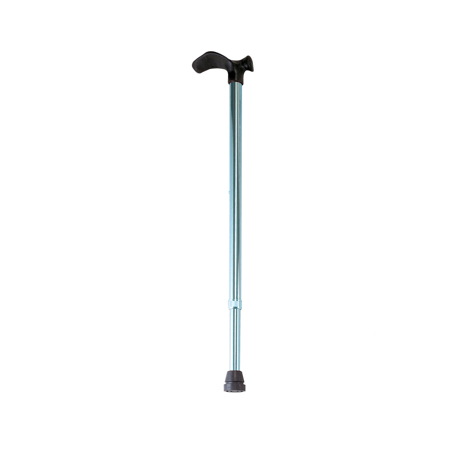 2503L Canne Confortable Ergonomique Argentée Non Pliante pour Arthrite Main Gauche