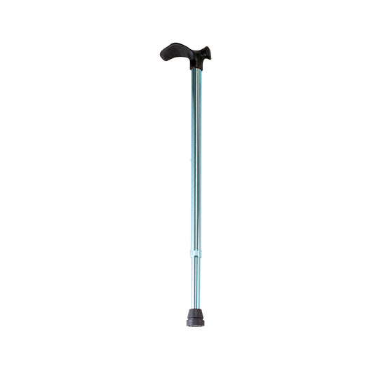 2503L Left Hand Ergonomic Arthritis Comfy Walking Stick Silver None Folding