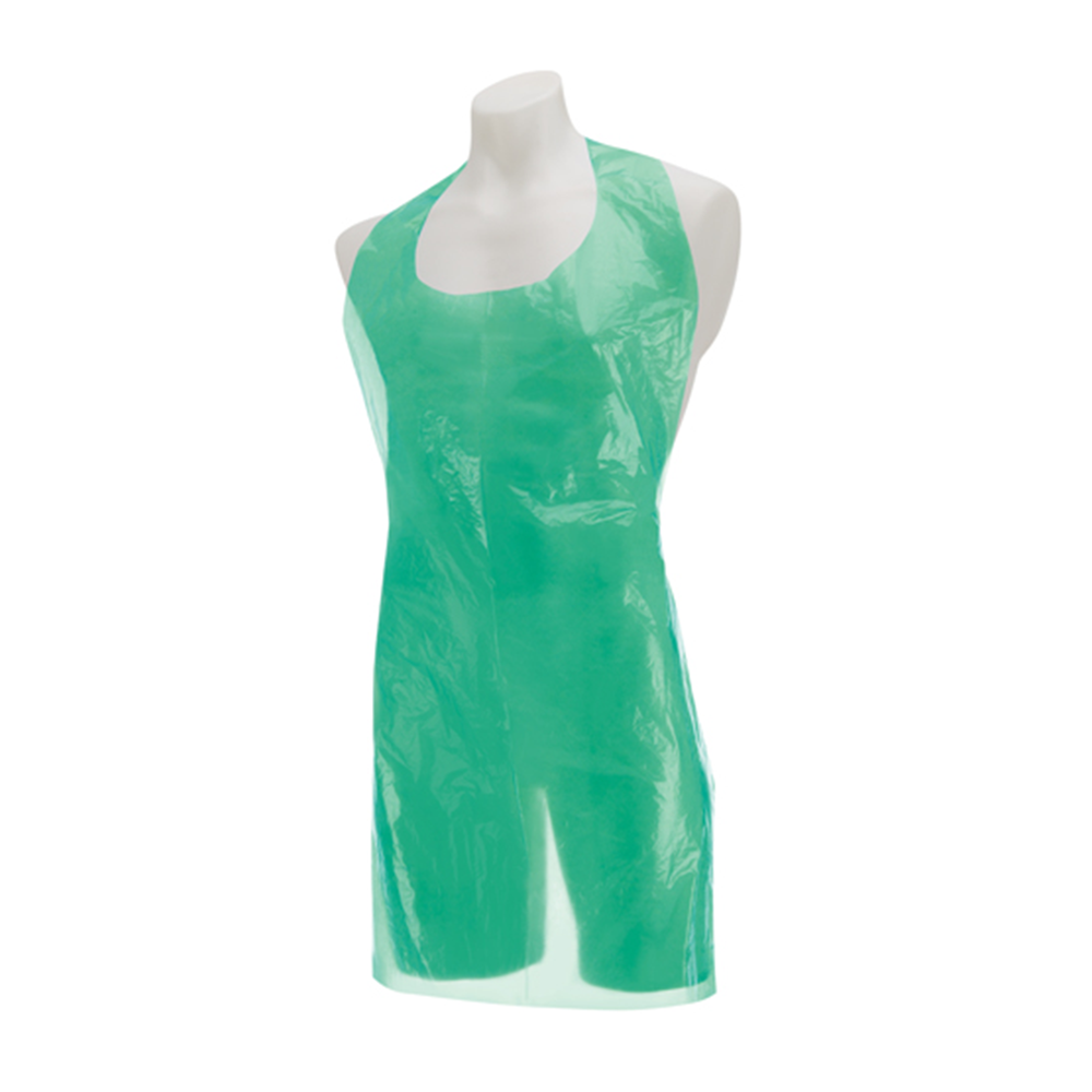 Disposable Plastic Aprons On Roll Blue Yellow or White 200 Pack Countrywide Premium Polythene