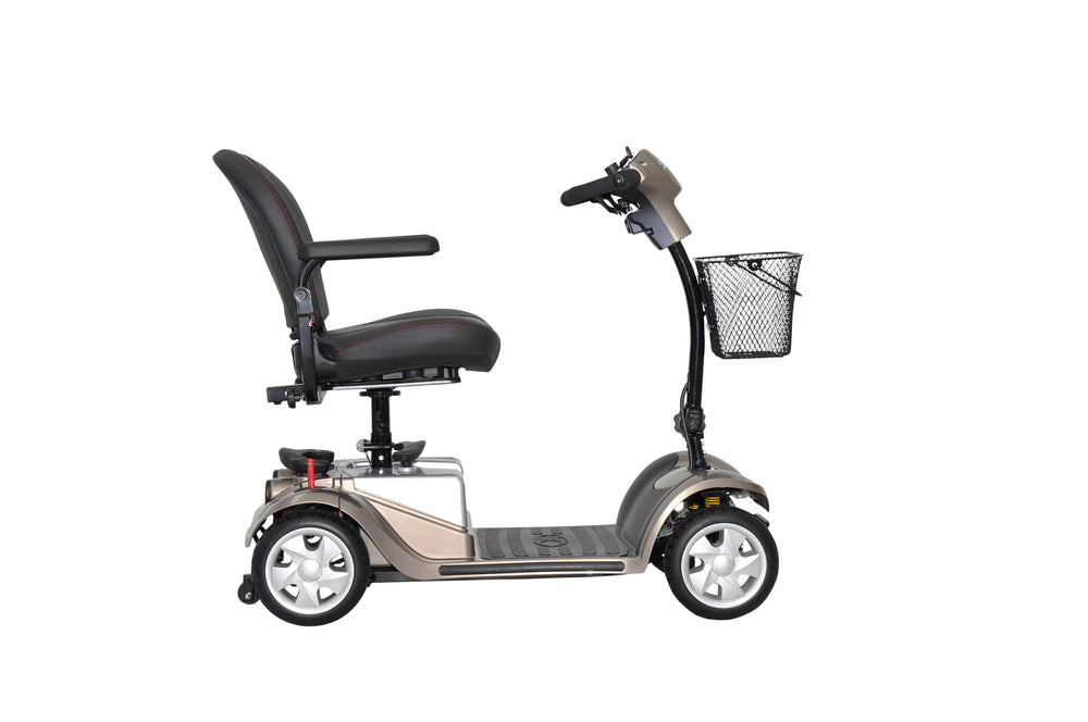 Kymco Mini Comfort Solid 4 Wheel Mobility Scooter Folds Boot Pavement 4mph