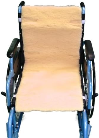 Able2 Wheelchair Scooter Full Seat And Back Cover Fleece Faux-Sheepskin Fleecy Pressure Relief Warm PR20138
