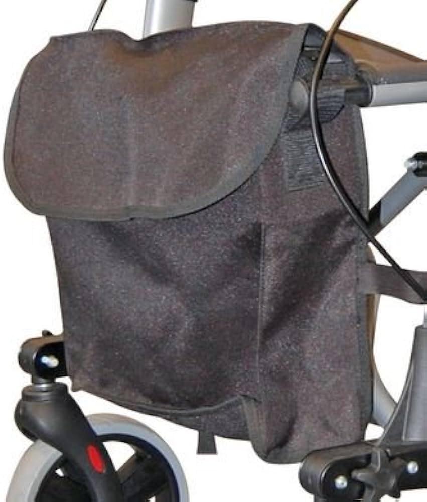 Roma Medical Silver Aluminium Super Lightweight Luxury Folding City 4 wheel Walker Rollator with Seat 2465