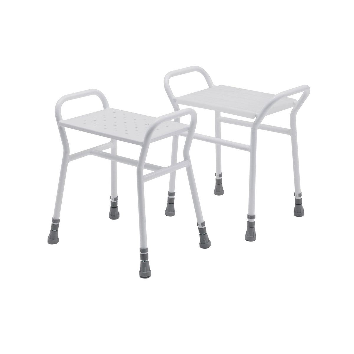 Tabouret de douche réglable Roma Belmont avec siège en métal 4216