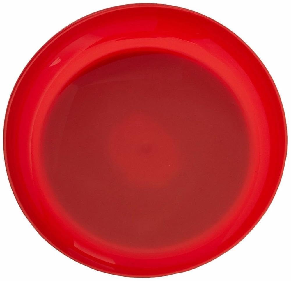 Performance Health Round Plastic None Slip Base Scoop Dish Ivory White or Red 081005644 081111780