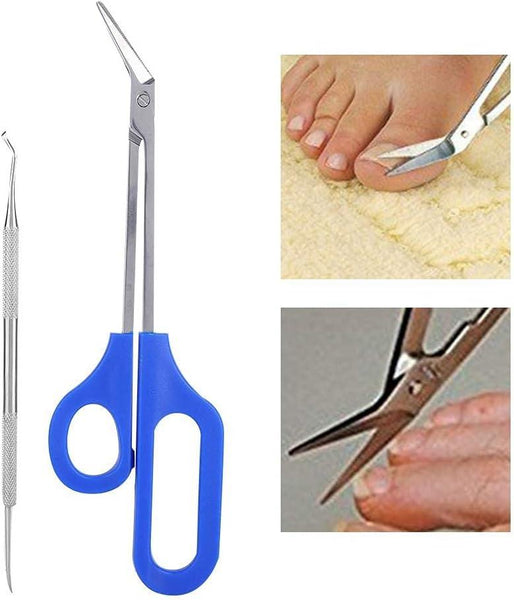 Drive Devilbiss Long Reach Extended Toe Nail Easy Grip Toenail Scissors RT-05402