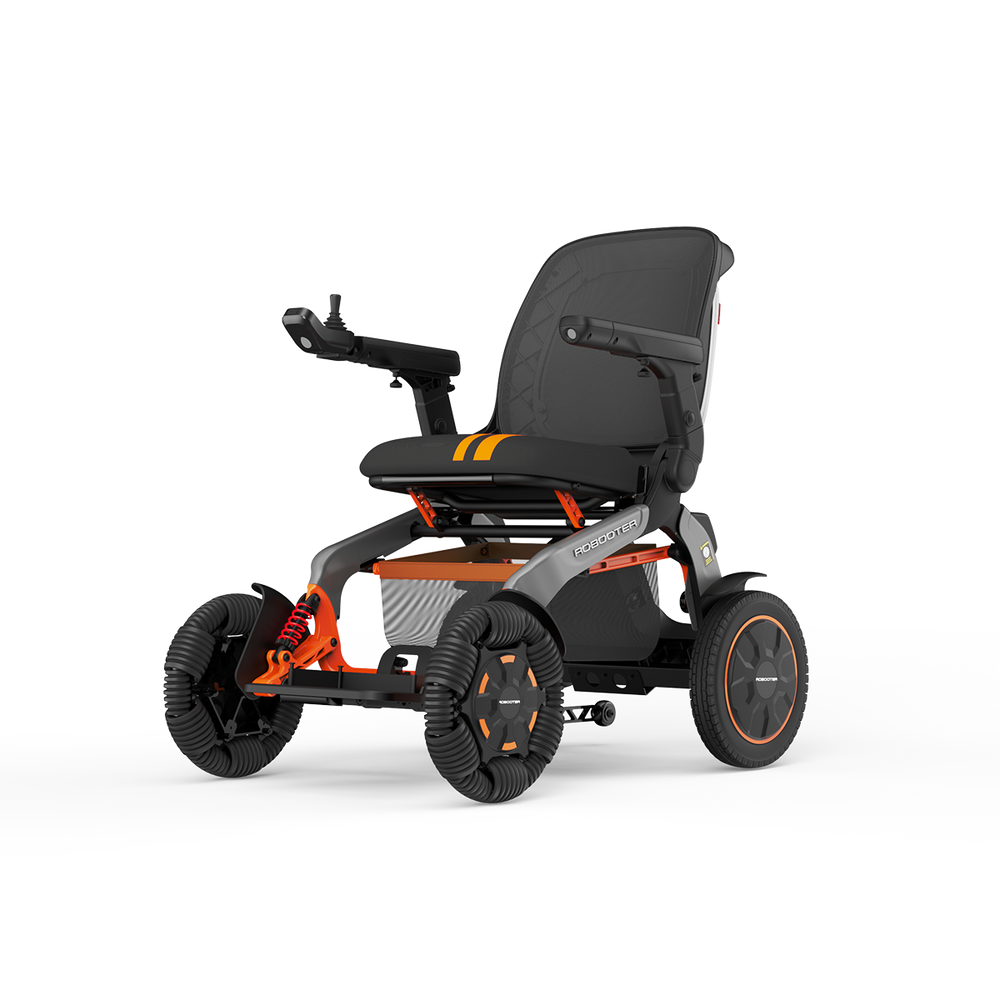 Robooter All Terrain E60 Pro GT Folding Powered Wheelchair Electric Powerchair Robot Remote Contolled