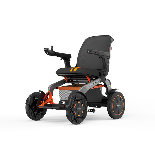 Robooter All Terrain E60 Pro GT Folding Powered Wheelchair Electric Powerchair Robot Remote Contolled