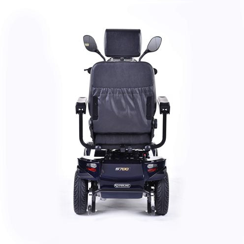 Sunrise Medical S700 Mobility Scooter Full suspension Long Range 8MPH Large Comfy Class 3 Blue Black Silver