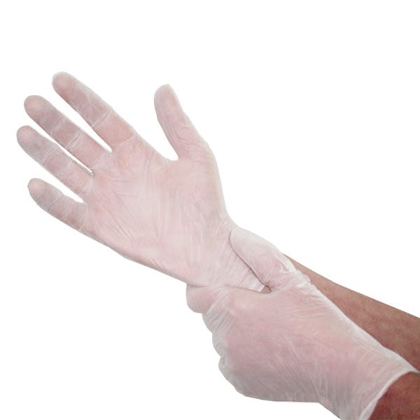 Vinyl Powder Free Gloves All Sizes TK-0581 Pack of 100 or Case of 10