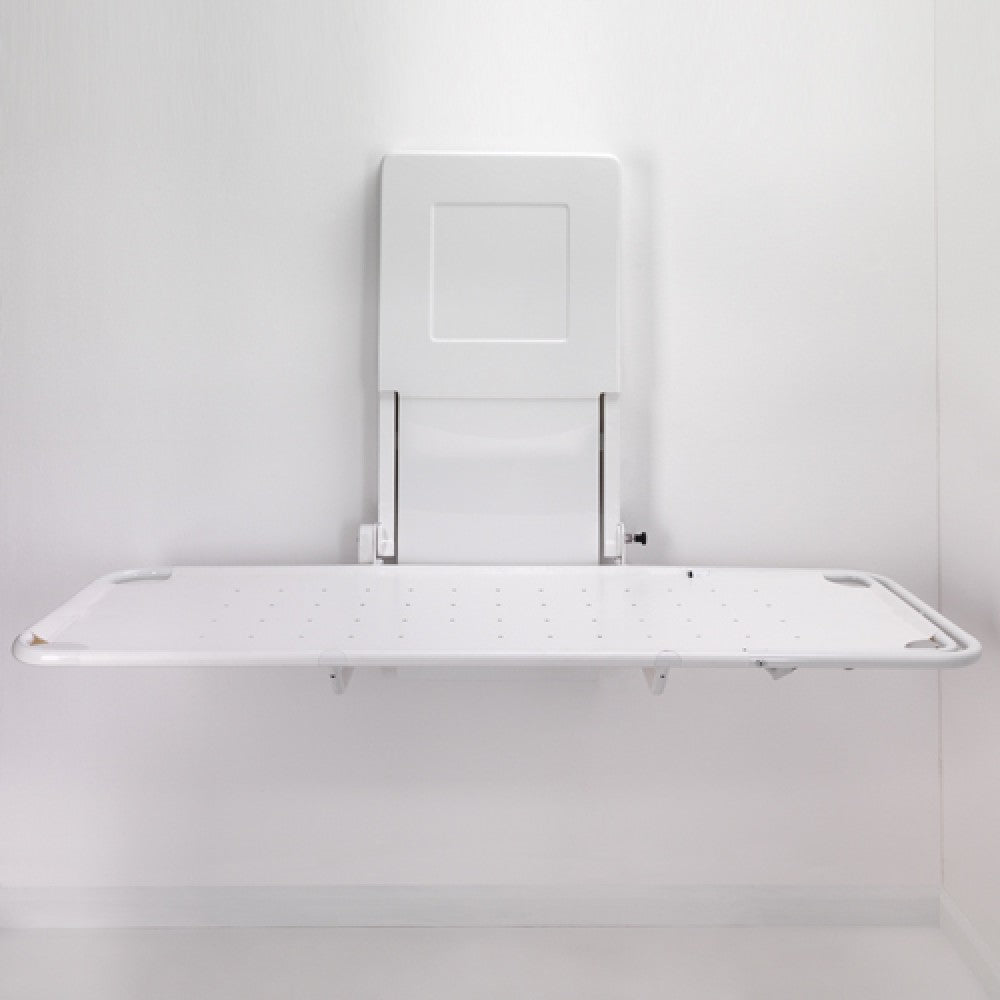 Civière de douche murale réglable en hauteur électrique Prism Freeway Easi-Lift 1400mm 1801ELS1400
