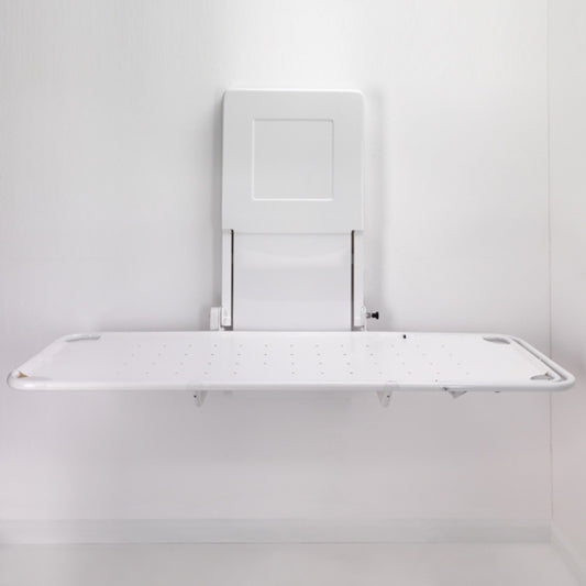 Civière de douche murale réglable en hauteur électrique Prism Freeway Easi-Lift 1400mm 1801ELS1400