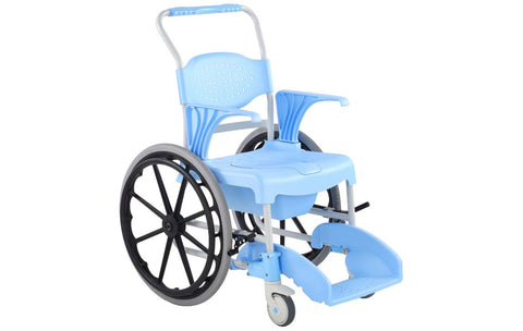 Alerta Aqua Shower Commode Chair - Self Propelling - ALT-SC150/SP