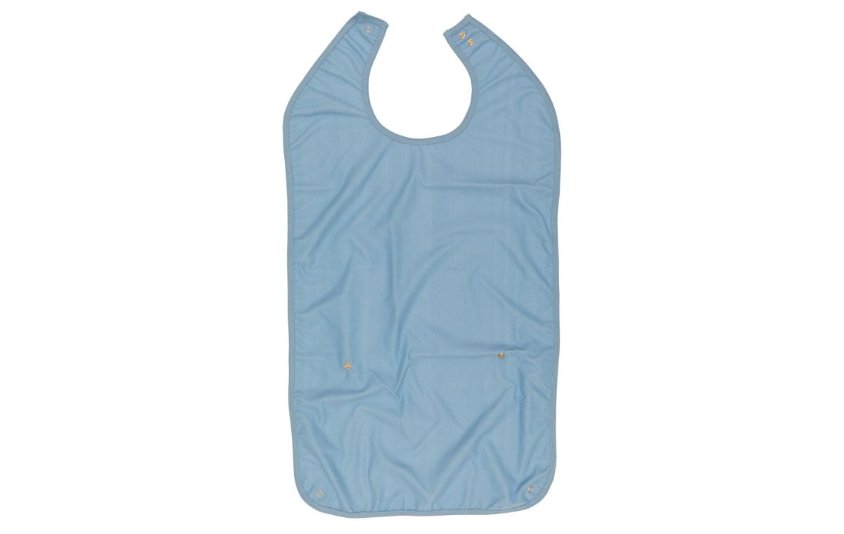 Alerta Adult Bib Standard Length Long Washable Check ALT-BIB-PS