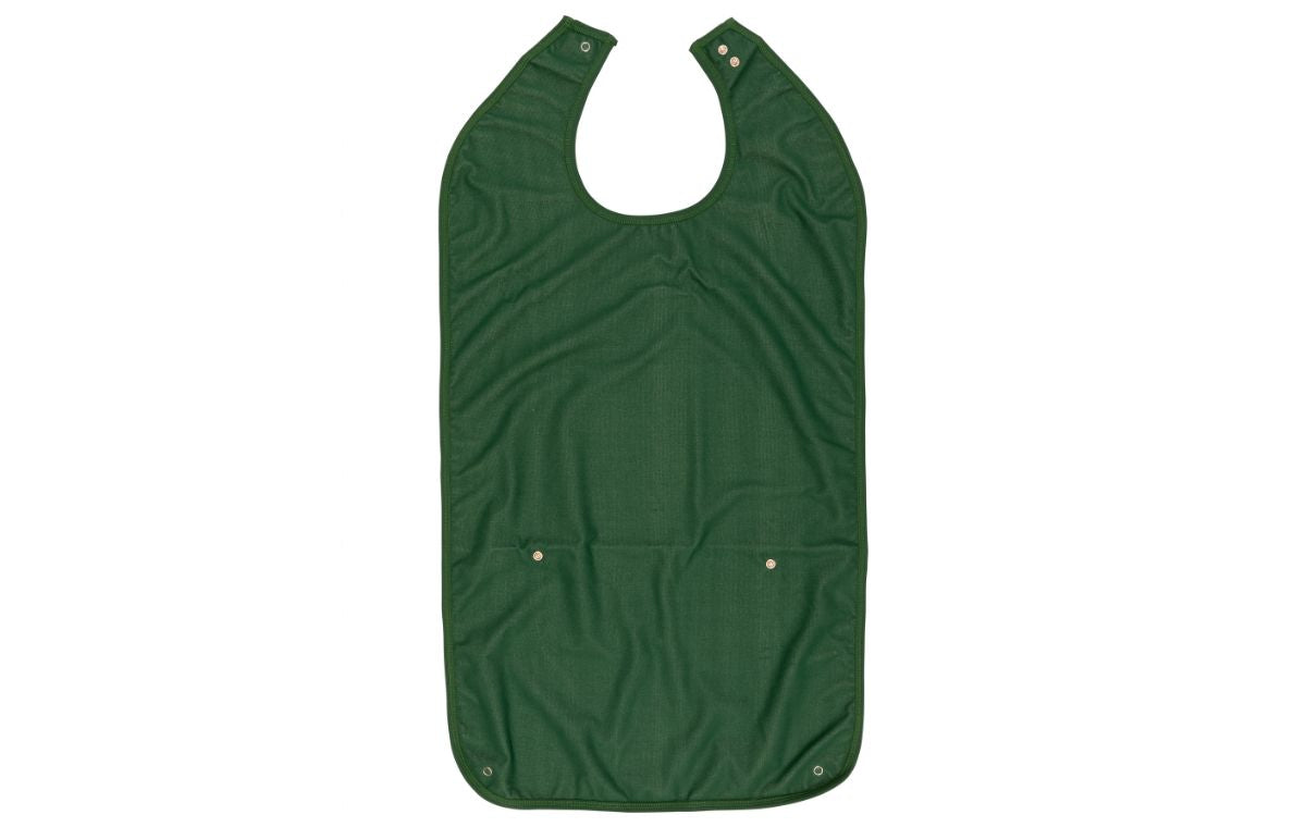 Alerta Adult Bib Standard Length Long Washable Check ALT-BIB-PS