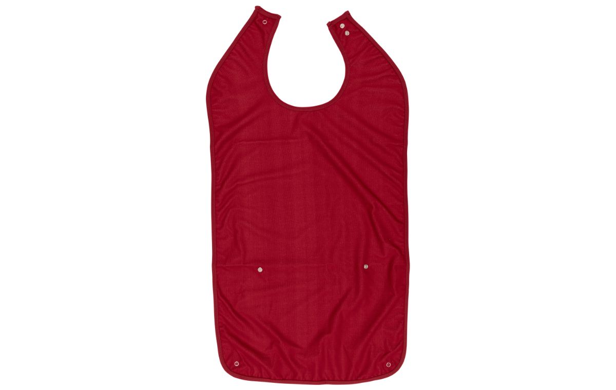Alerta Adult Bib Standard Length Long Washable Check ALT-BIB-PS